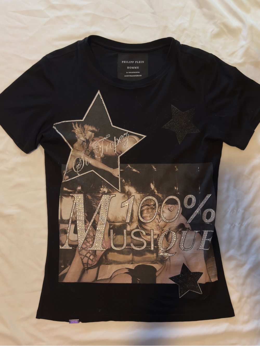 Philipp Plein St. Tropez '100% Musique' Star Tee